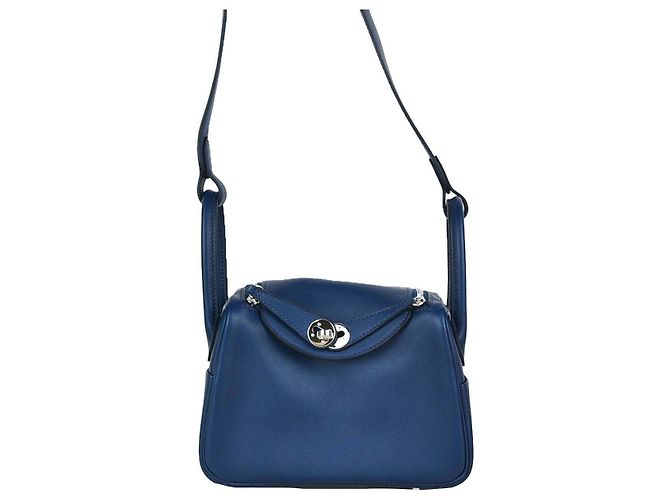 Hermès Borsa Tote e a Tracolla Lindy Blu 