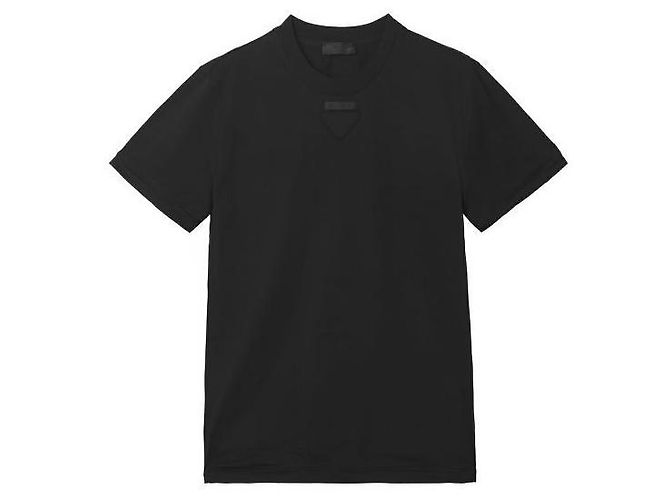 Prada Camiseta de algodón moldeable