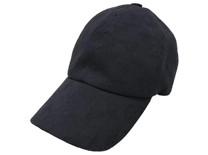 Louis Vuitton Boné Baseball Essential em Denim Monogramma Preto