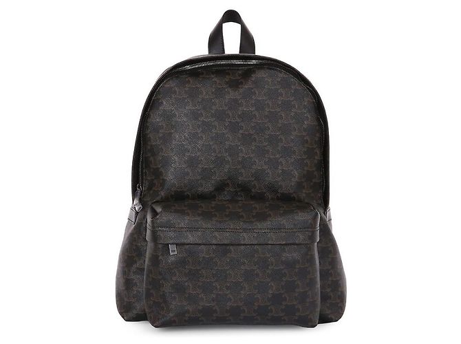 Céline Sac à dos Medium Triomphe Canvas Noir