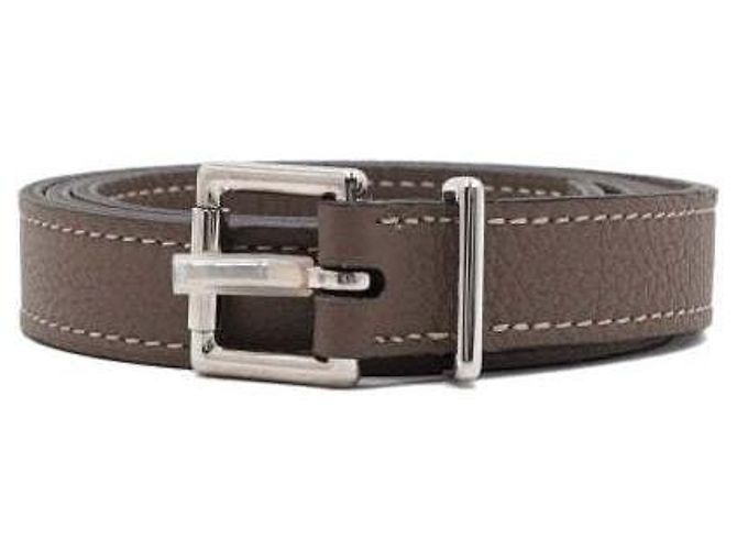 Hermès Clemence Etoupe Women's Leather Belt Multiple colors