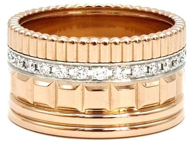Boucheron Diamond Quattro Radiant Ring Pink