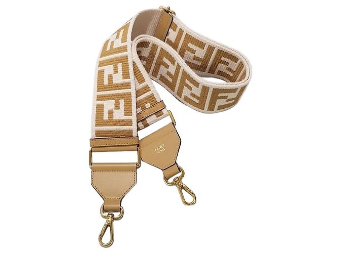 Fendi FF Logo Gurt Braun