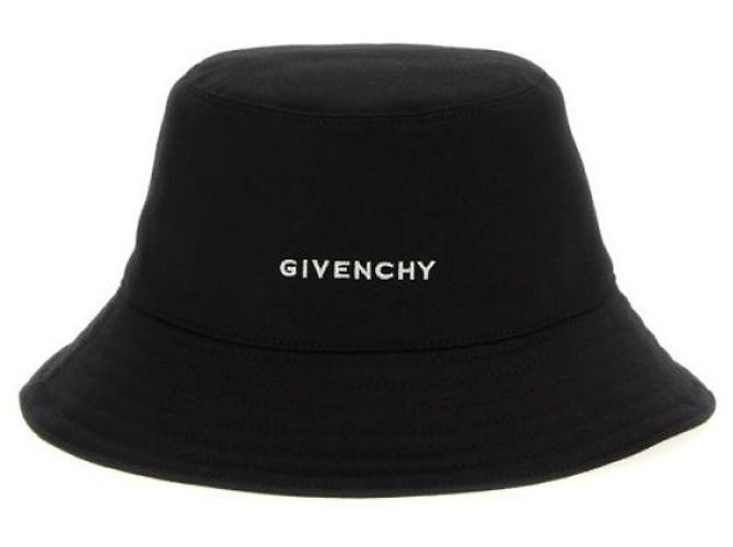 Givenchy Bucket Hat mit besticktem Logo Schwarz