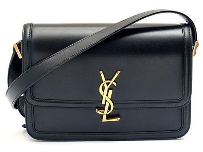 Saint Laurent Borsa a Tracolla in Pelle Medium Nero