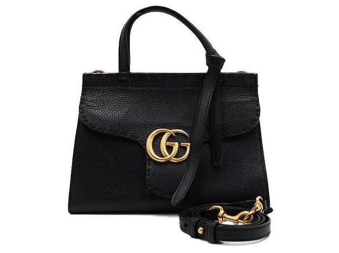 Gucci Mini borsa tote con manico e a tracolla Nero