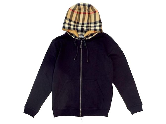 Burberry SAMUEL Check Hooded Cotton Zip-Up Mehrfarben