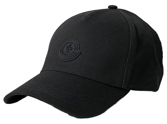 Moncler Boné de beisebol com patch de logo