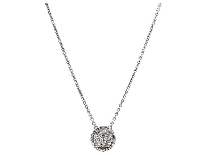 Louis Vuitton Colar LTOV Silver Prata