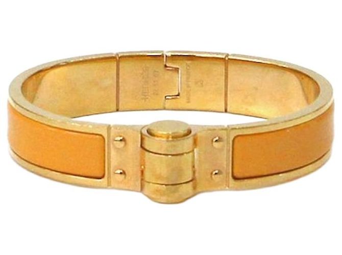 Hermès Hinge Bracelet Orange