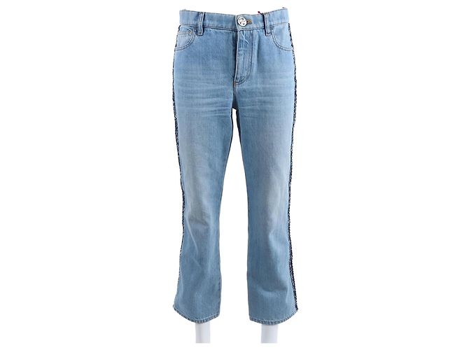 Pantalones de denim Chanel Azul