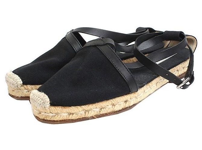 Espadrillas Hermès nere Nero
