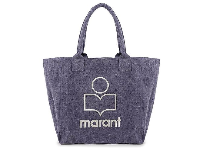 Isabel Marant Small Logo Tote Bag Purple