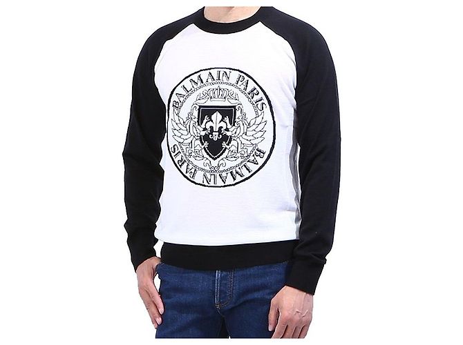 Balmain Logo Embroidered Knit Multiple colors