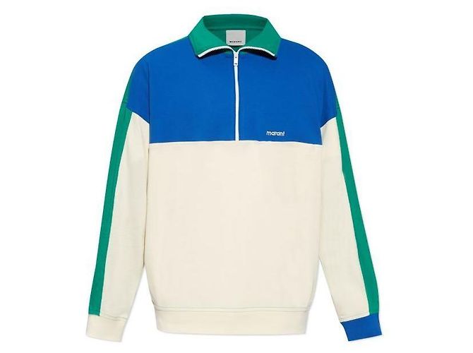 Isabel Marant Baumwoll-Sweatshirt Grün
