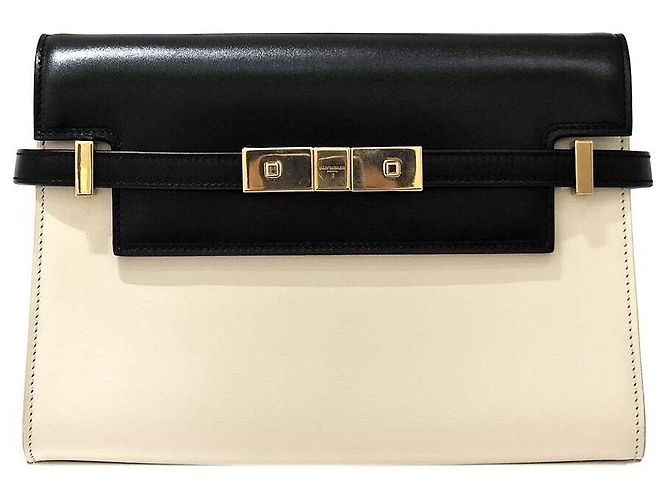 Saint Laurent Manhattan Small Blanc