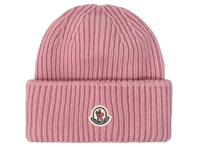 Gorro Moncler Vermelho de Tecido
