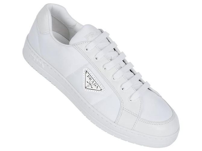 Prada Downtown Sneaker Silber