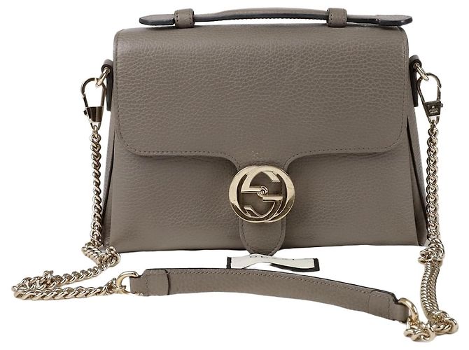 Gucci Interlocking Top Handle Tote Shoulder Bag