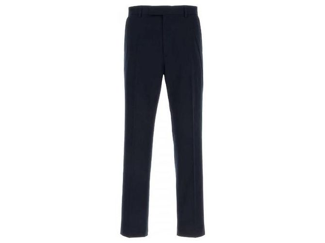 Gucci Pantalones de gabardina de algodón Web Detail Negro