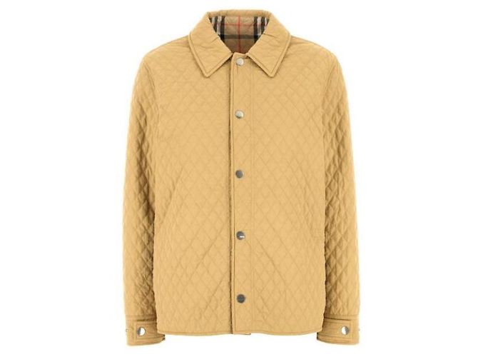 Burberry Wendbare gesteppte Nylonjacke Orange
