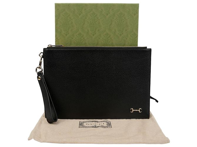 Gucci Clutch com Alça Horsebit Dourado