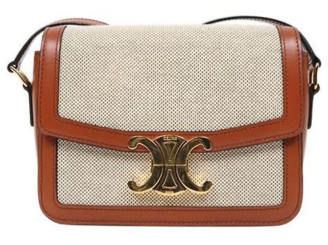 Céline Borsa a tracolla sottile Canvas Triope Multicolore 