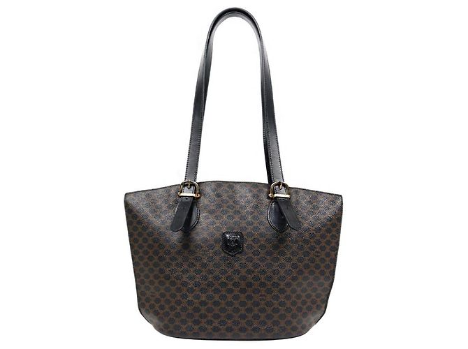 Céline Sac à épaule Macadam noir