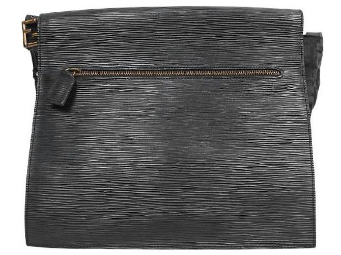 Fendi Borsa a tracolla con patta Juka nera Nero