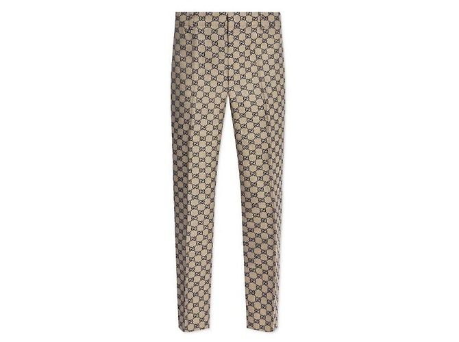 Gucci Pantaloni Monogram Multicolore