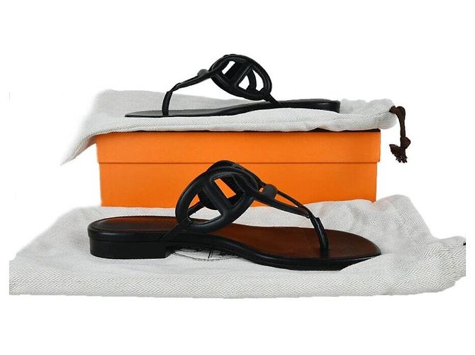 Hermès Sandali in pelle Chandal Egerie Multicolore