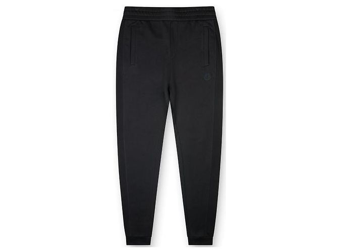 Moncler Cotton Logo Patch Sweatpants Black