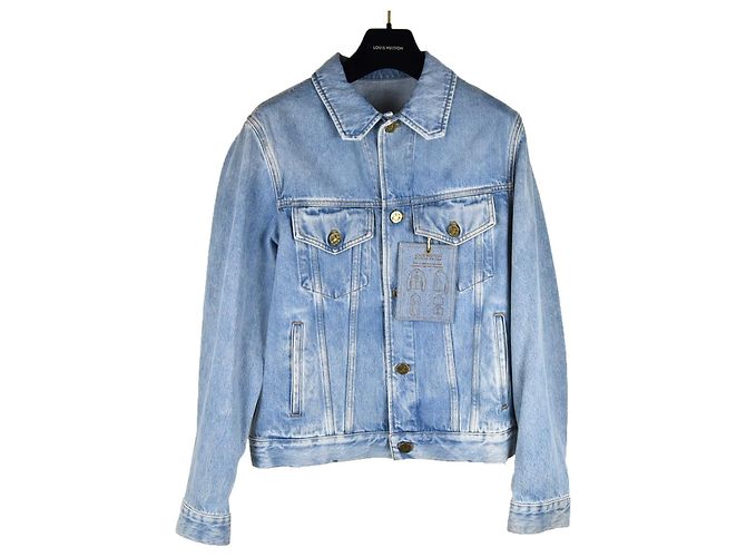 Louis Vuitton Jeansjacke Blau