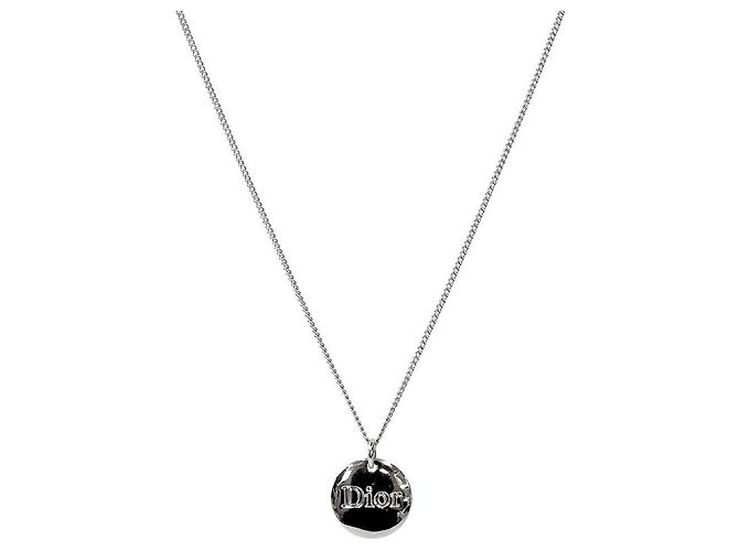 Dior Collana con moneta in argento 
