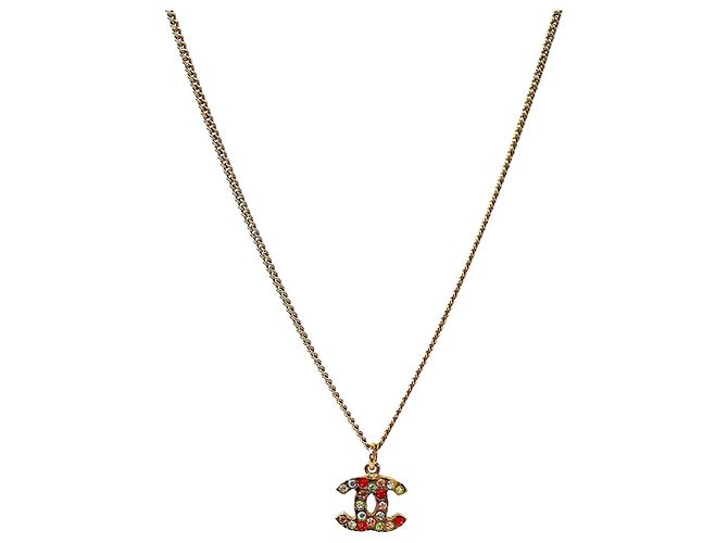 Chanel Collana Logo CC Oro D'oro 