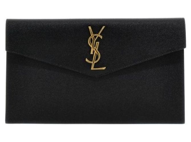 Saint Laurent Clutch Monogram Uptown Negro