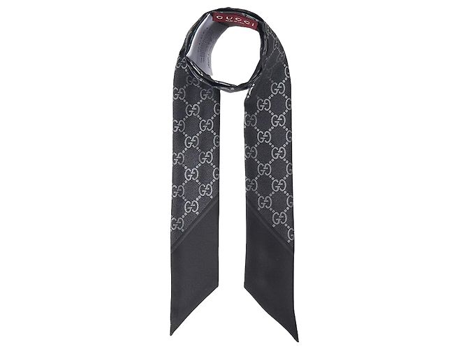 Gucci Seidentuch Schwarz 