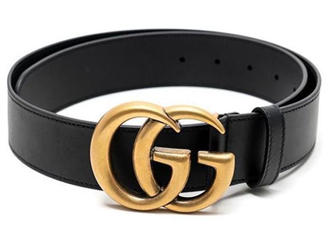 Gucci Breiter Ledergürtel Mehrfarben