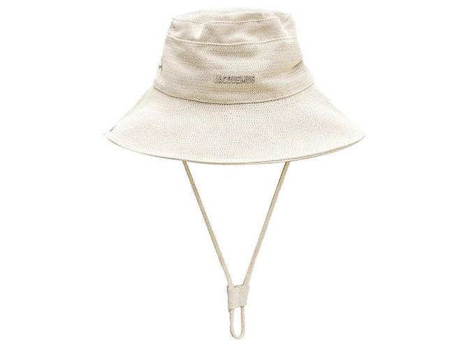 Jacquemus Unisex Denim Bucket Hat Weiß