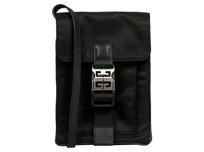 Givenchy Borsa a tracolla in nylon stampata : Nero
