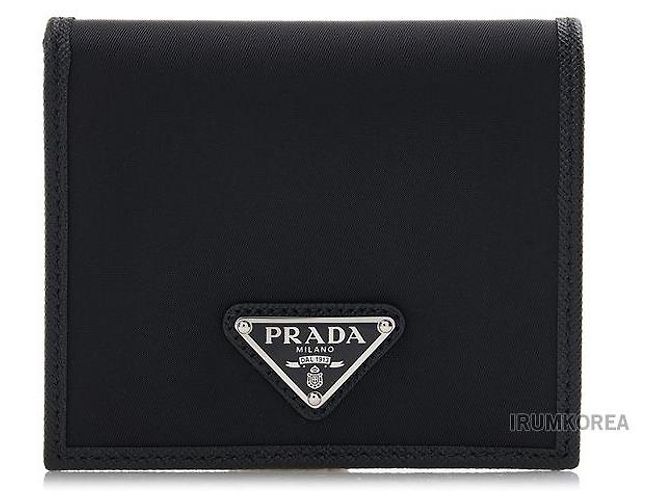 Prada Men's Re-Nylon Wallet Black