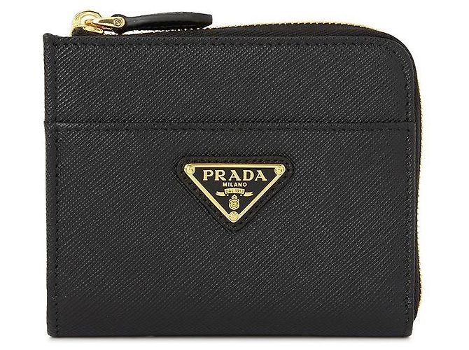 Prada Mini Cartera Saffiano para Mujer QHH Negro