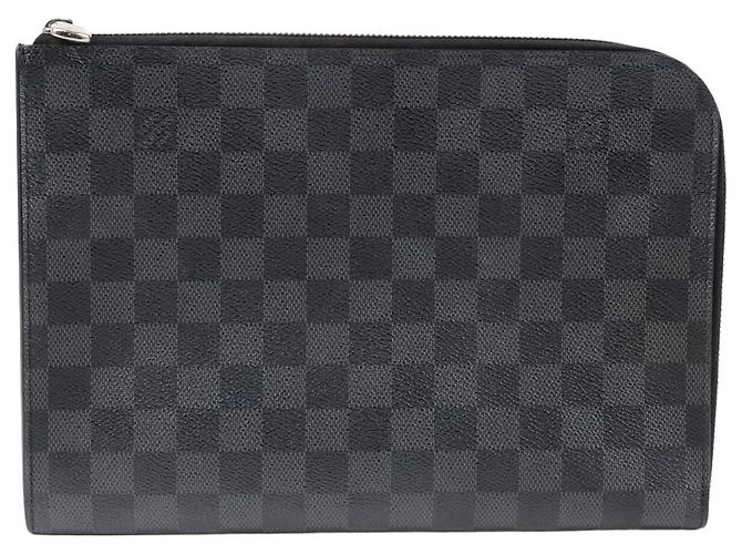 Louis Vuitton Pochette Jour PM Clutch Schwarz