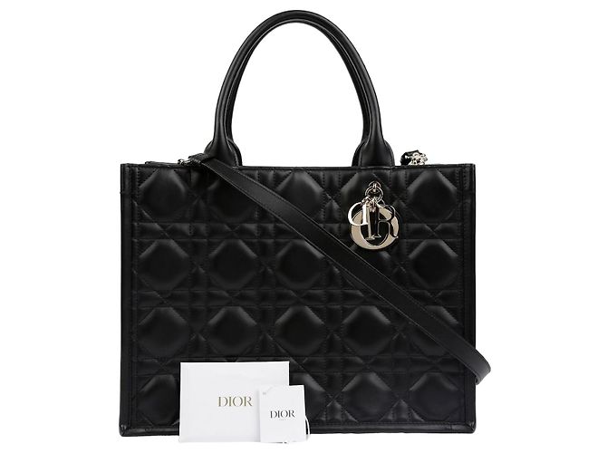 Dior Saco de Ombro Tote Medium Preto