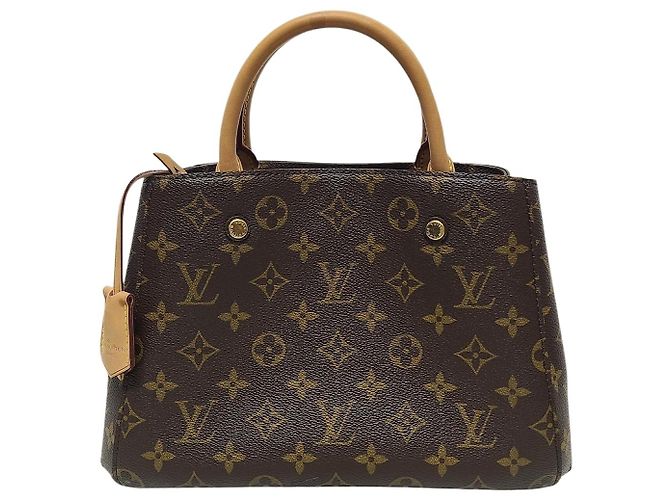 Louis Vuitton Bolsa de Ombro Monogram Montaigne BB Marrom