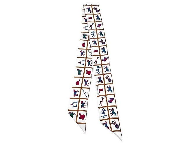 Hermès Twilly in seta Multicolore 