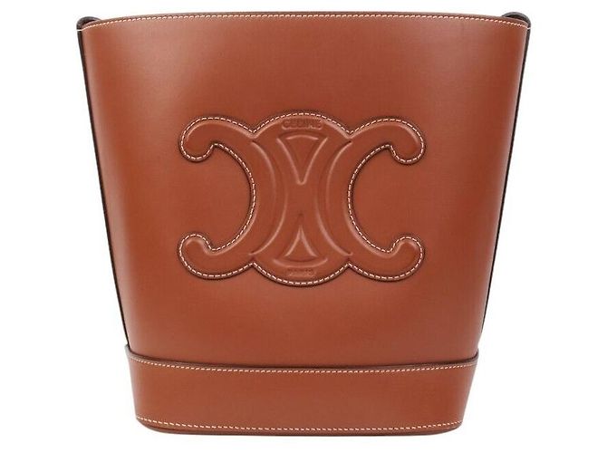 Céline Borsa a Secchiello Triomphe Small Marrone 