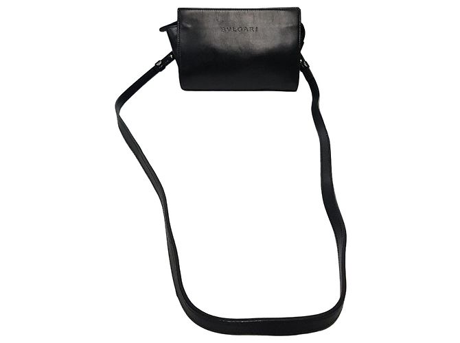 Bulgari Mini Borsa a Tracolla Hip Bag Nero