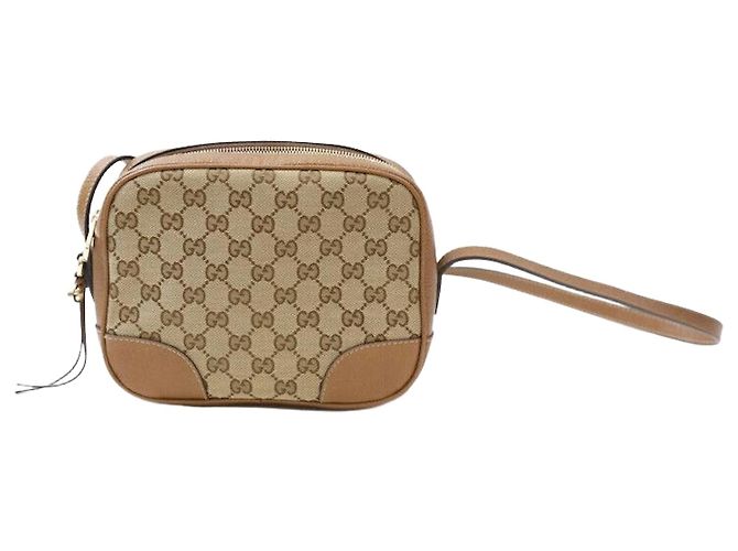 Gucci Bolsa Tiracolo GG Disco Brown Marrom