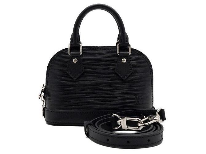 Louis Vuitton Borsa Nano Alma Tote, a Tracolla e a Spalla Nero
